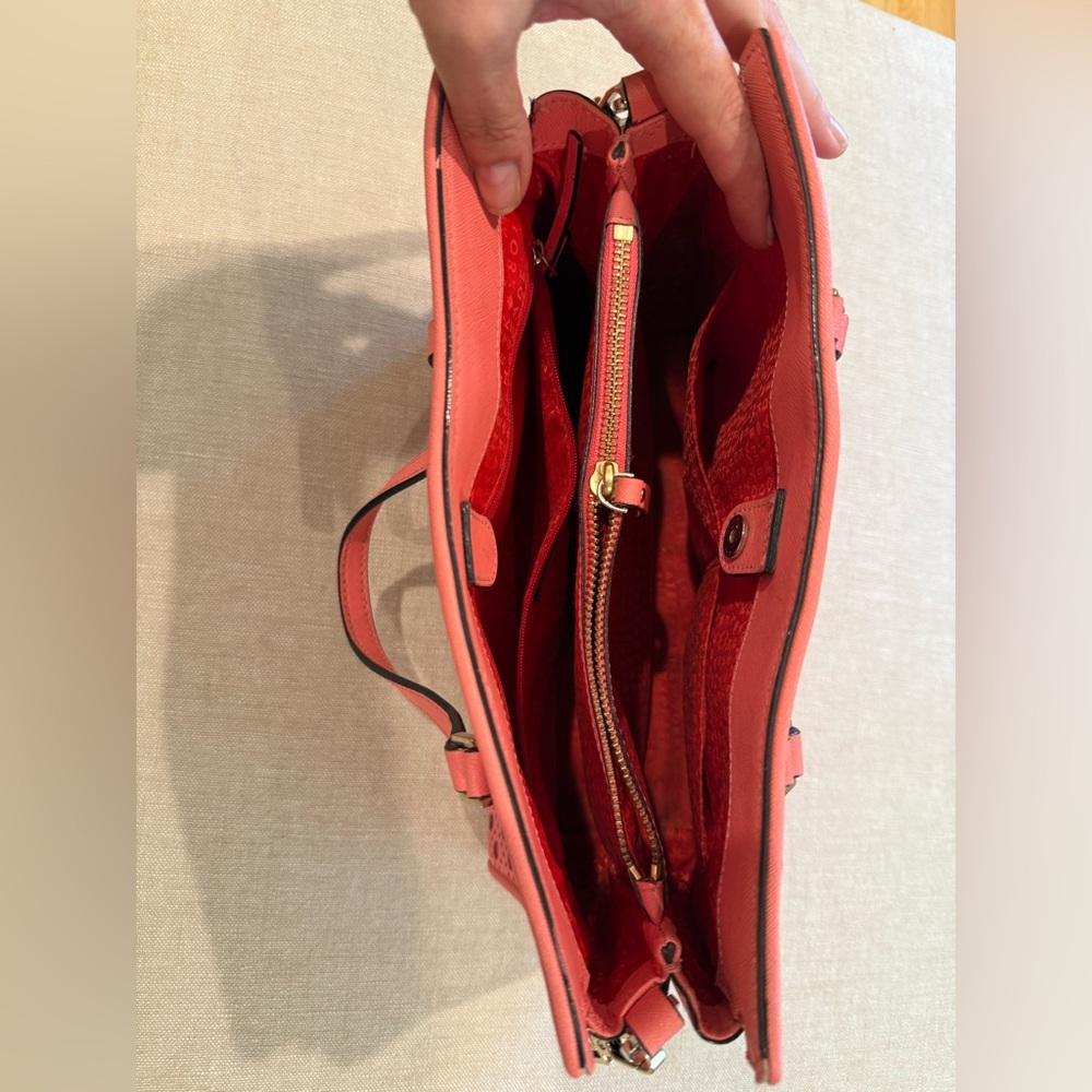 Kate Spade romy newbury lane caning leather satchel tote - Picture 5 of 12